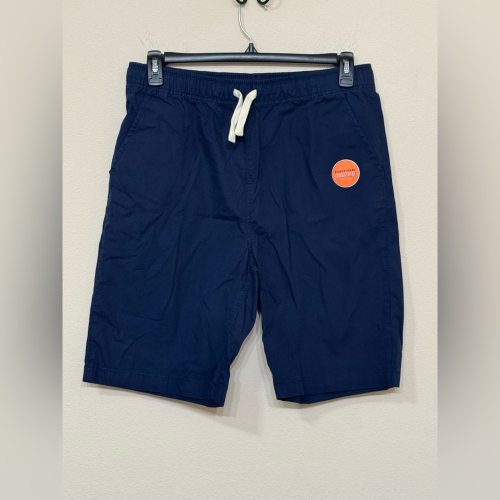 The Children’s Place Boys Navy Blue Mid Rise Pull On Basic Husky Short 20